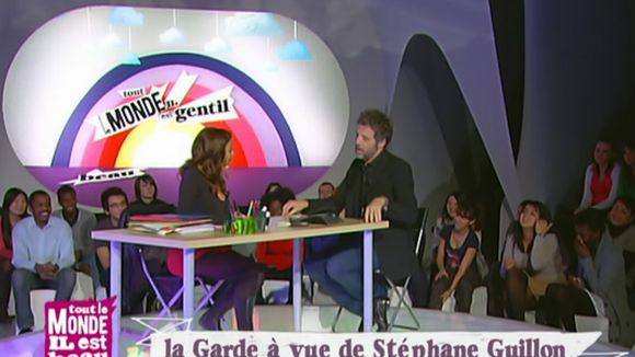 Zapping : Stéphane Guillon en garde à vue