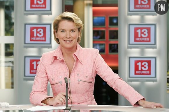 Elise Lucet sur le plateau du "13H" de France 2