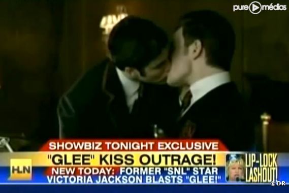 Le baiser dans "Glee" fait polémique