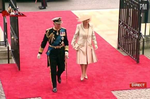 Charles et Camilla arrivent à l'Abbaye de Westminster