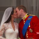 Le baiser du prince William et de la princesse Catherine