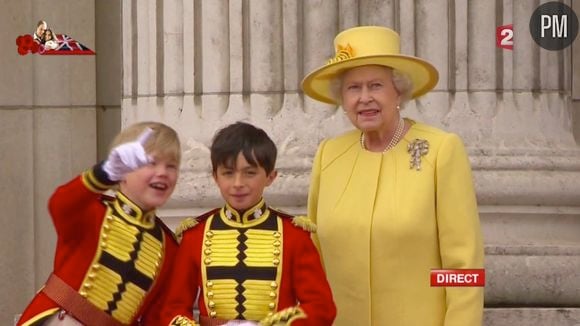 La famille royale sur le balcon de Buckingham