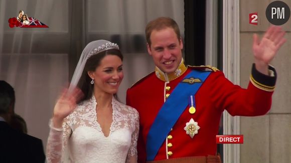 Catherine et William sur le balcon de Buckingham