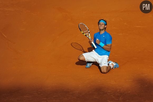 Rafaël Nadal, en finale de Roland Garros.