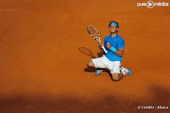 Rafaël Nadal, en finale de Roland Garros.