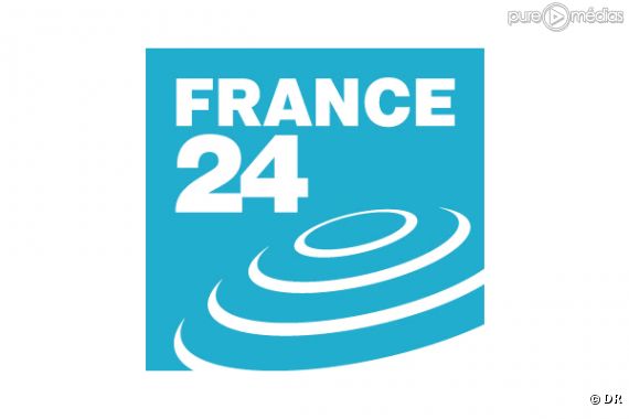 Le logo de "France 24", la chaîne info internationale française