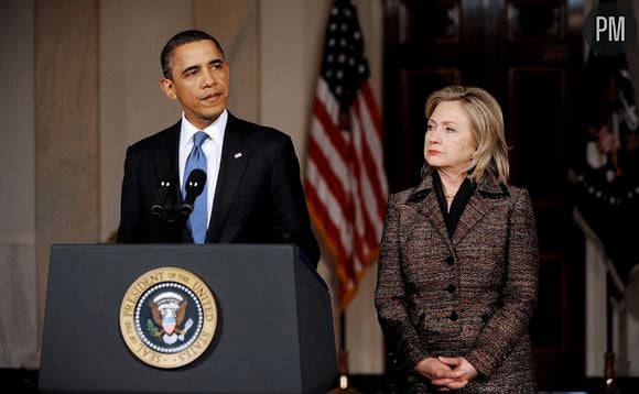 Barack Obama et Hillary Clinton, février 2011