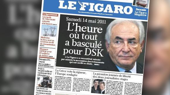 Affaire DSK : Le Figaro à contretemps