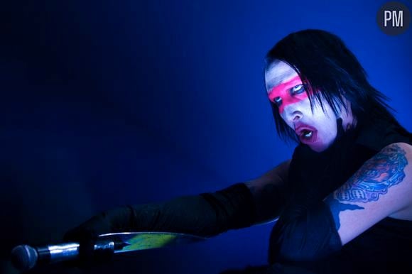 Marilyn Manson en concert en Russie, novembre 2007 