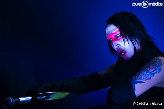 Marilyn Manson en concert en Russie, novembre 2007 