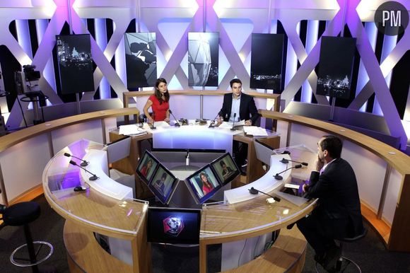 Le plateau d'i>Télé, en 2011.