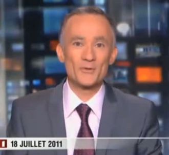 La première de Gilles Bouleau au 20 heures de TF1, le 18...