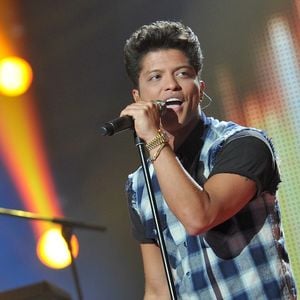 Le chanteur Bruno Mars