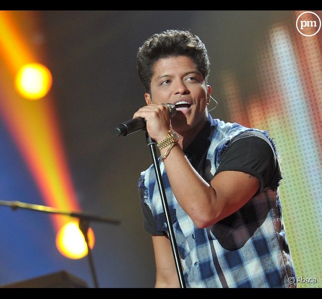 Le chanteur Bruno Mars