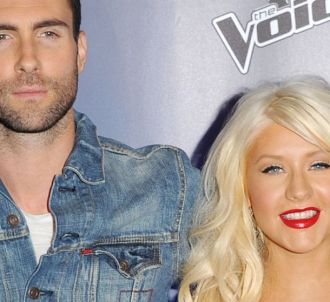 Adam Levine et Christina Aguilera