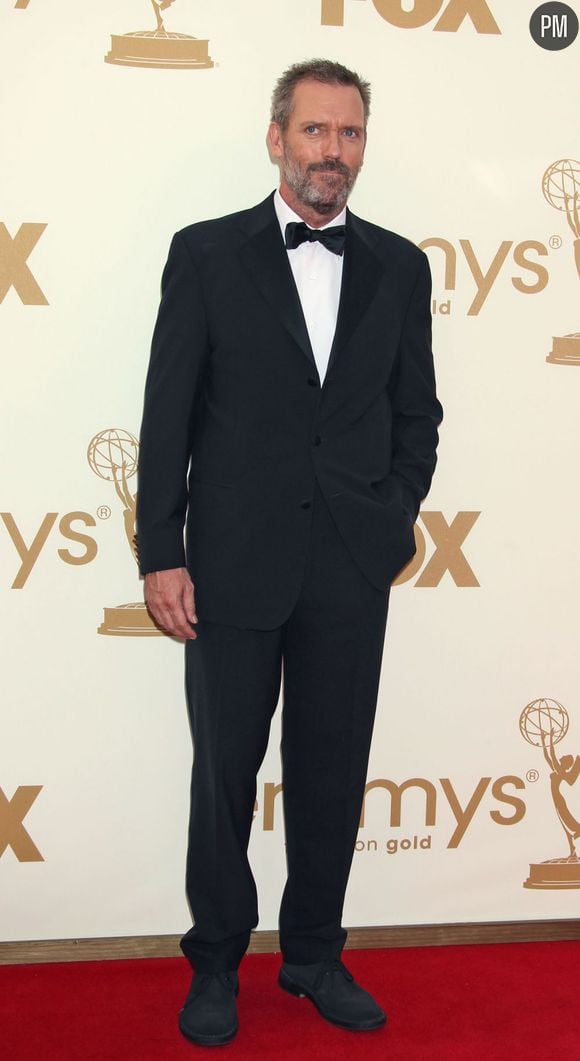 Hugh Laurie sur le tapis rouge des Emmy Awards 2011