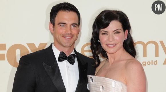 Julianna Margulies et son compagnon sur le tapis rouge des Emmy Awards 2011