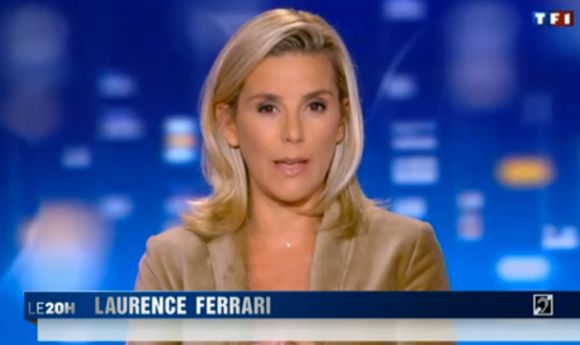 Laurence Ferrari, le 21 septembre 2011 sur TF1.