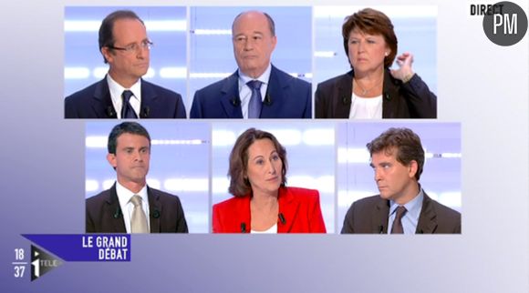 Le débat des primaires PS, organisé sur i-TELE, LCP et Europe 1.