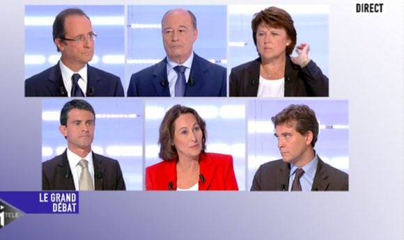 Le débat des primaires PS, organisé sur i-TELE, LCP et Europe 1.