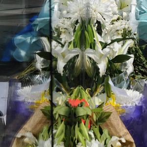 Hommage à Steve Jobs dans un Apple Store en Chine.