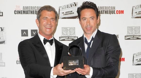 Mel Gibson et Robert Downey, Jr. à l'American Cinematheque