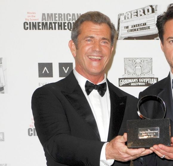 Mel Gibson et Robert Downey, Jr. à l'American Cinematheque