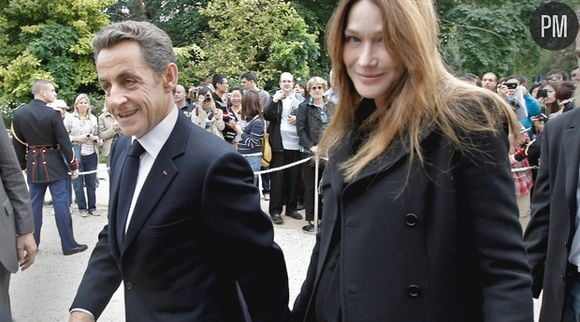 Nicolas Sarkozy et son épouse, Carla Bruni-Sarkozy.