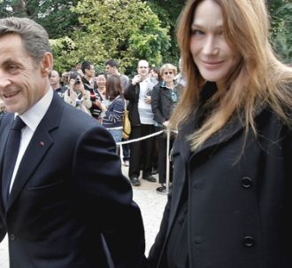 Nicolas Sarkozy et son épouse, Carla Bruni-Sarkozy.