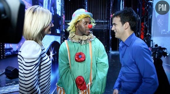 Sandrine Corman et Alex Goude dans les coulisses de "La France a un incroyable talent" sur M6