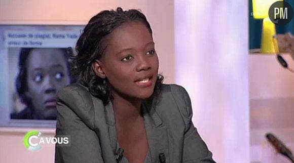 Rama Yade, sur le plateau de "C a vous" sur France 5.