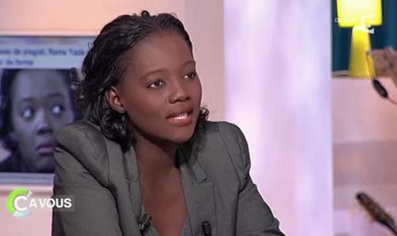 Rama Yade, sur le plateau de "C a vous" sur France 5.