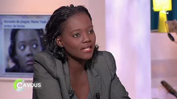 Rama Yade face à Patrick COhen sur France 5.