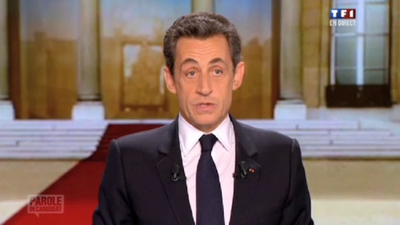 Nicolas Sarkozy virulent avec Laurence Ferrari, le 12 mars 2012 sur TF1