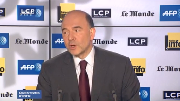 Le lapsus de Pierre Moscovici : "Tout sauf Hollande"