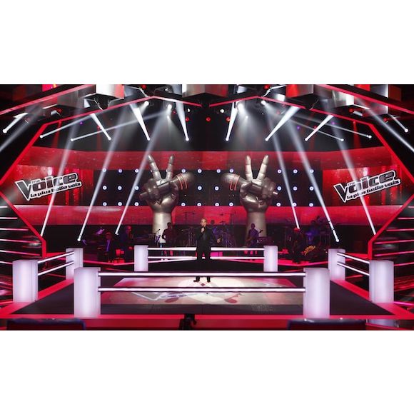 Le ring des battles de "The Voice"