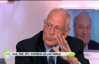 Patrick Le Lay, invité de Patrick Cohen sur TF1 le 26 juin 2012.