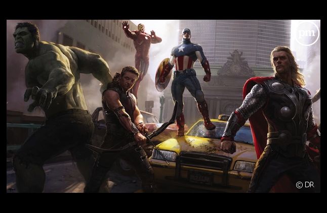 Les super-héros d'Avengers