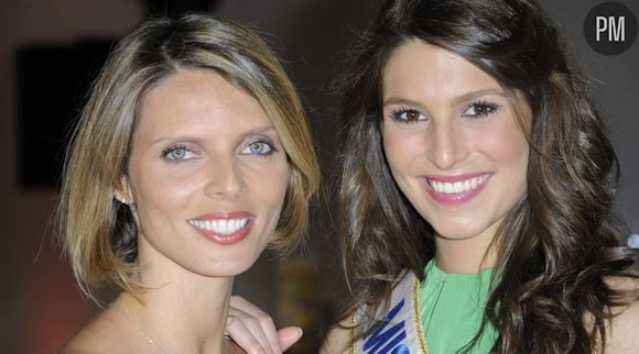 Sylvie Tellier et Laury Thilleman, le 19 mai 2011