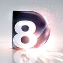 Le logo de D8.