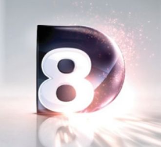 Le logo de D8.