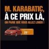 Sixt rebondit sur l'affaire Karabatic dans une publicité