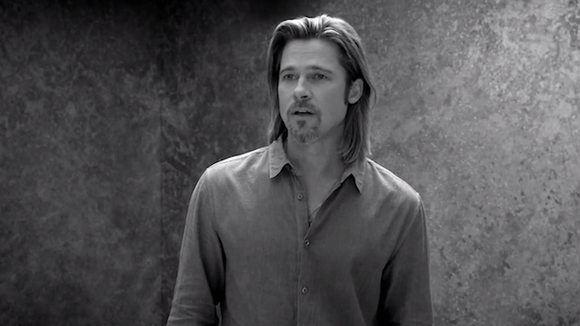 La deuxième version de la publicité chanel N°5 avec Brad Pitt