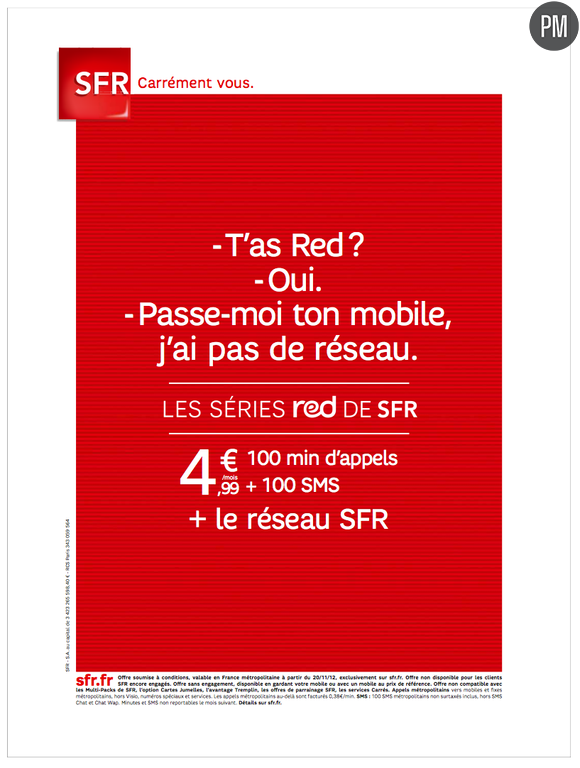 "Passe-moi ton mobile, j'ai pas de réseau."