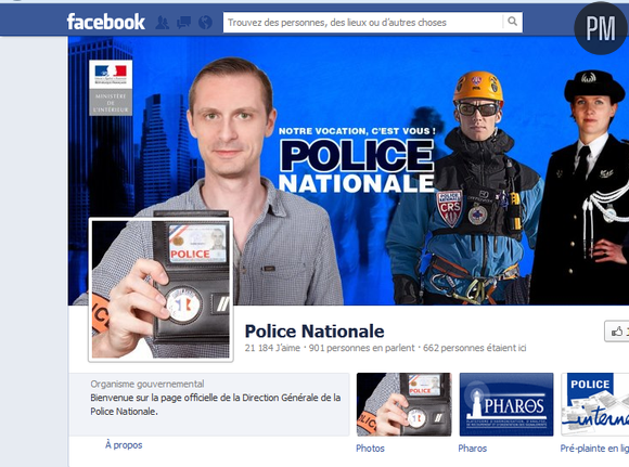 A l'heure où nous écrivons ces lignes, près de 22.000 profils Facebook "aiment" la Police Nationale.