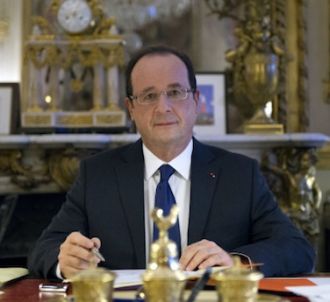 Franois Hollande à son bureau, le 17 décembre 2012.