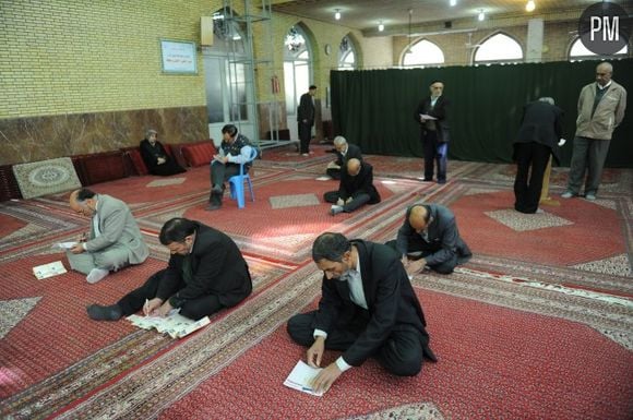 Lors d'élections parlementaires, le 2 mars 2012, en Iran.