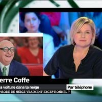 Jean-Pierre Coffe, coincé dans sa voiture à cause de la neige, ne peut pas se rendre sur Canal+