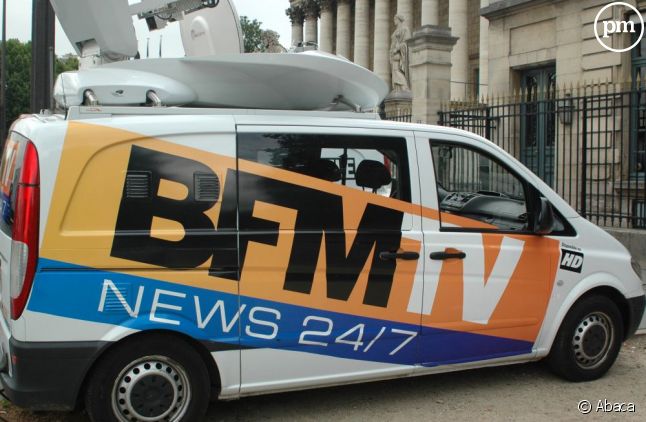 Un camion de tournage de BFMTV (illustration).
