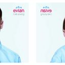 La version affichage de "Baby &amp; me", la campagne d'Evian.